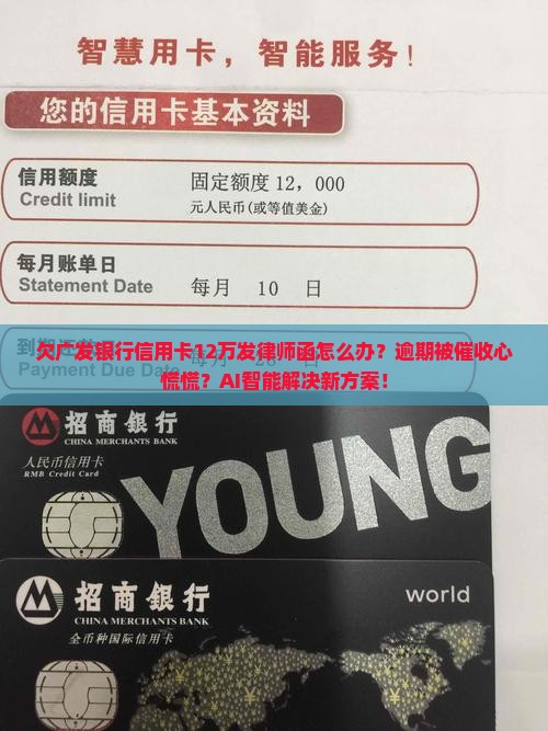 欠广发银行信用卡12万发了律师函怎么处理