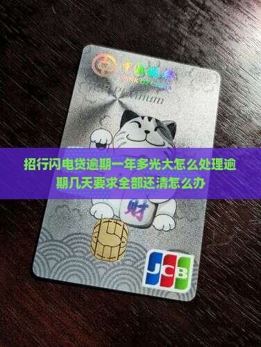 招行闪电贷逾期一年多光大怎么处理逾期几天要求全部还清怎么办