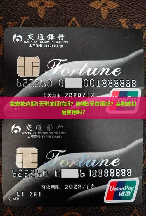 拿去花逾期1天影响征信吗？逾期5天有事吗？会影响以后使用吗？