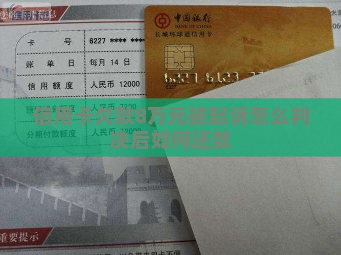 信用卡欠款8万元被起诉怎么判决后如何还款
