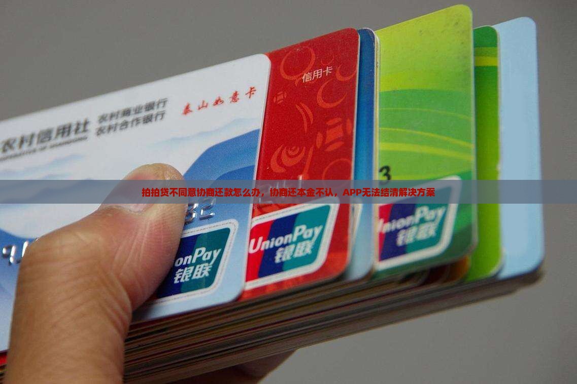拍拍贷不同意协商还款怎么办，协商还本金不认，APP无法结清解决方案