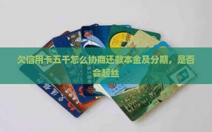 欠信用卡五千怎么协商还款本金及分期，是否会起丝
