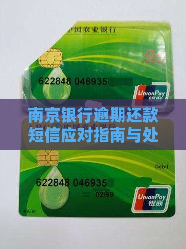 南京银行逾期还款短信应对指南与处理步骤