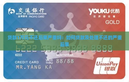 贷款1万元不还后果严重吗：如何贷款及处理不还的严重后果
