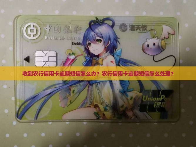 收到农行信用卡逾期短信怎么办？农行信用卡逾期短信怎么处理？
