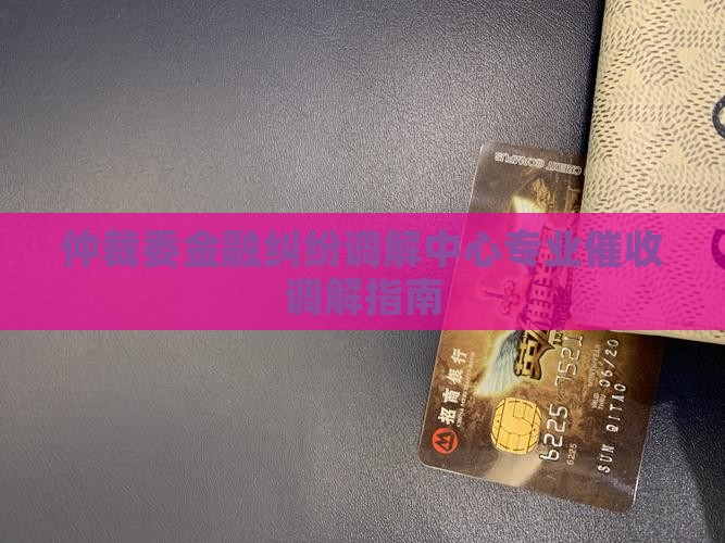仲裁委金融纠纷调解中心专业催收调解指南