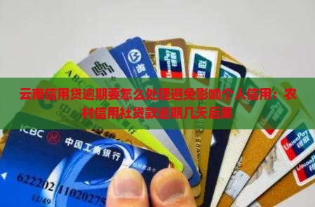云南信用贷逾期要怎么处理避免影响个人信用：农村信用社贷款逾期几天后果