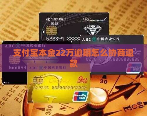 支付宝本金22万逾期怎么协商退款