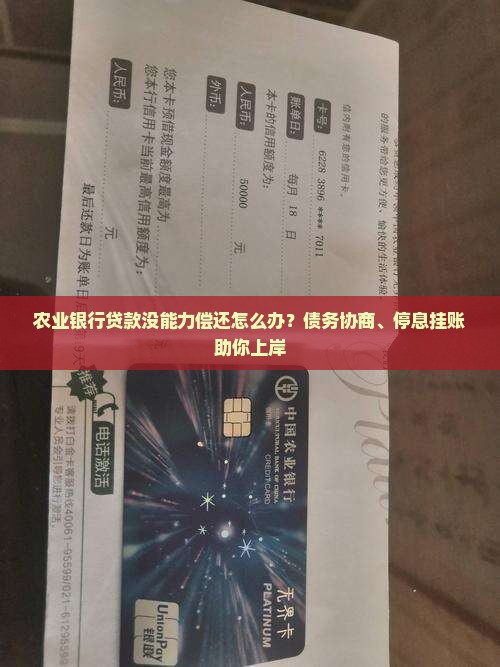 农业银行贷款没能力偿还怎么办？债务协商、停息挂账助你上岸