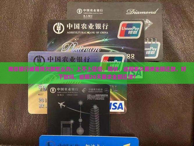 南京银行诚易贷欠款怎么办：上不上征信，现状，逾期多久要求全额还款，好下款吗，逾期20天要求全部还清？