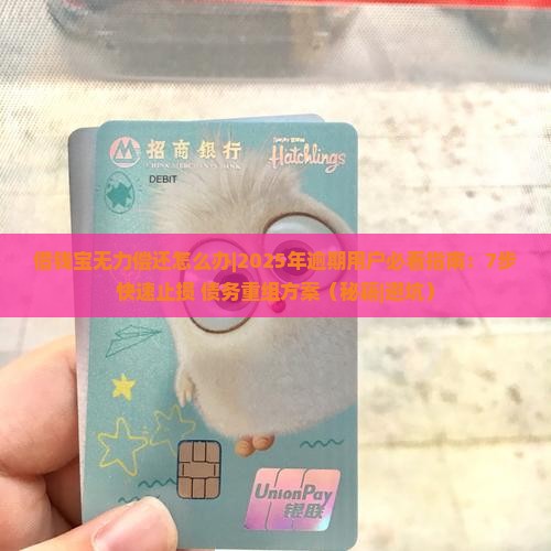 借钱宝无力偿还怎么办