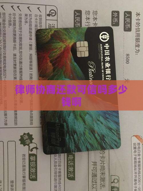 律师协商还款可信吗多少钱啊