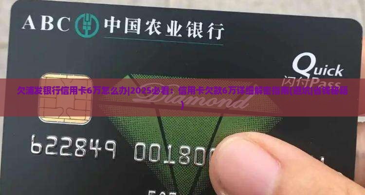 欠浦发银行信用卡6万怎么办