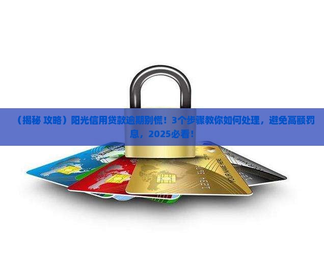 阳光信用贷款逾期如何处理