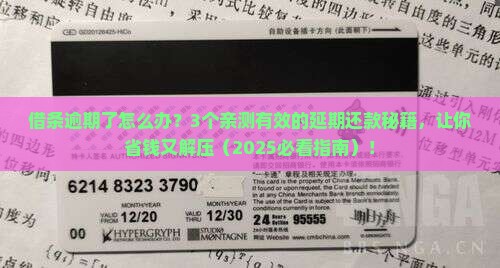 和360借条协商延期还款技巧分享