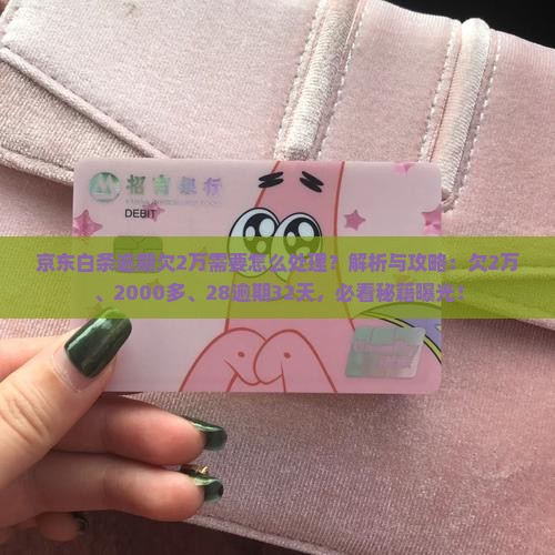 京东白条逾期欠2万需要怎么处理