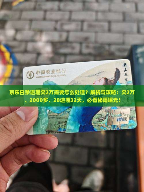 京东白条逾期欠2万需要怎么处理