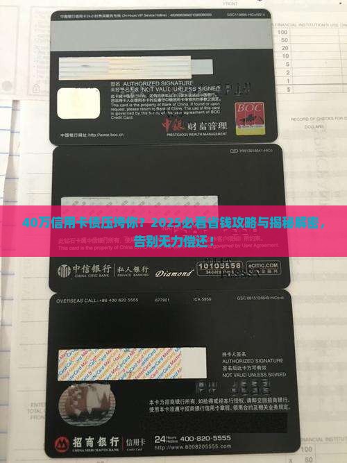银行信用卡40万无力偿还怎么办呢
