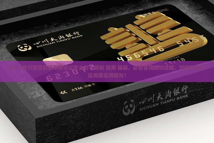 支付宝借款逾期被诉讼应对策略与法律指引