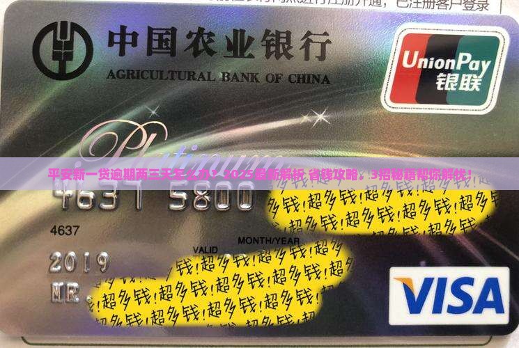 平安新一贷逾期两三天了怎么办