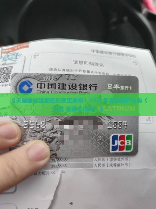 天星金融延期还款规定解析