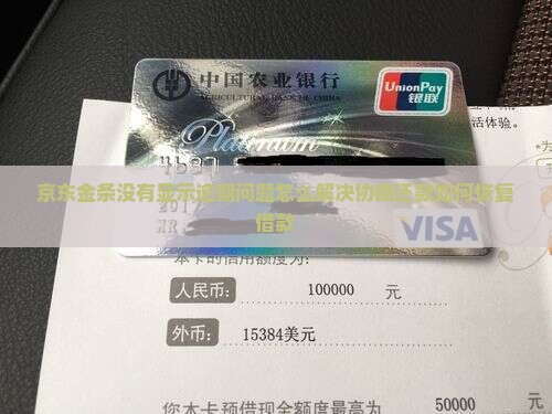 京东金条没有显示逾期问题怎么解决
