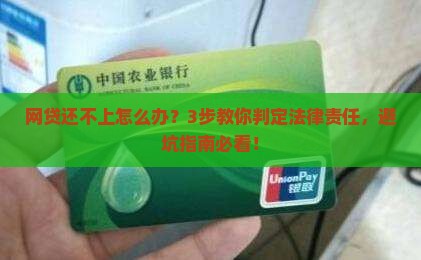 网贷无力偿还会怎么判定法律责任