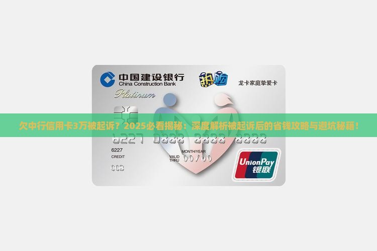欠中行信用卡3万被起诉