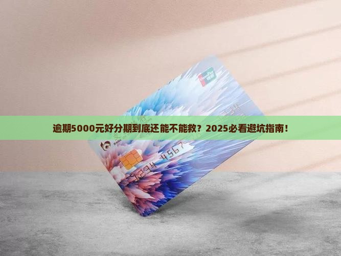好分期逾期5000元怎么办