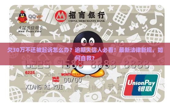欠30万不还被起诉怎么办