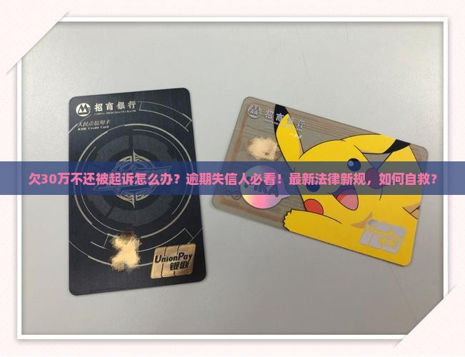 欠30万不还被起诉怎么办