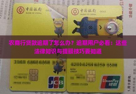 农商行贷款逾期了怎么办？逾期用户必看：这些法律知识与提额技巧要知道
