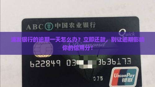浦发银行的逾期一天怎么办？立即还款，别让逾期影响你的信用分！