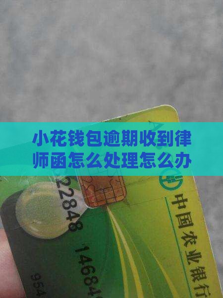 小花钱包逾期收到律师函怎么处理怎么办？