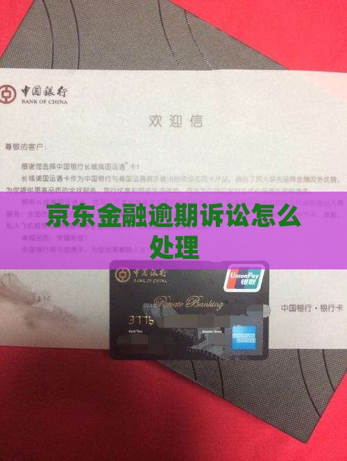 京东金融逾期诉讼怎么处理