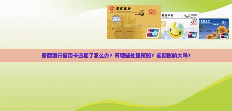 蒙商银行信用卡逾期了怎么办？有哪些处理策略？逾期影响大吗？