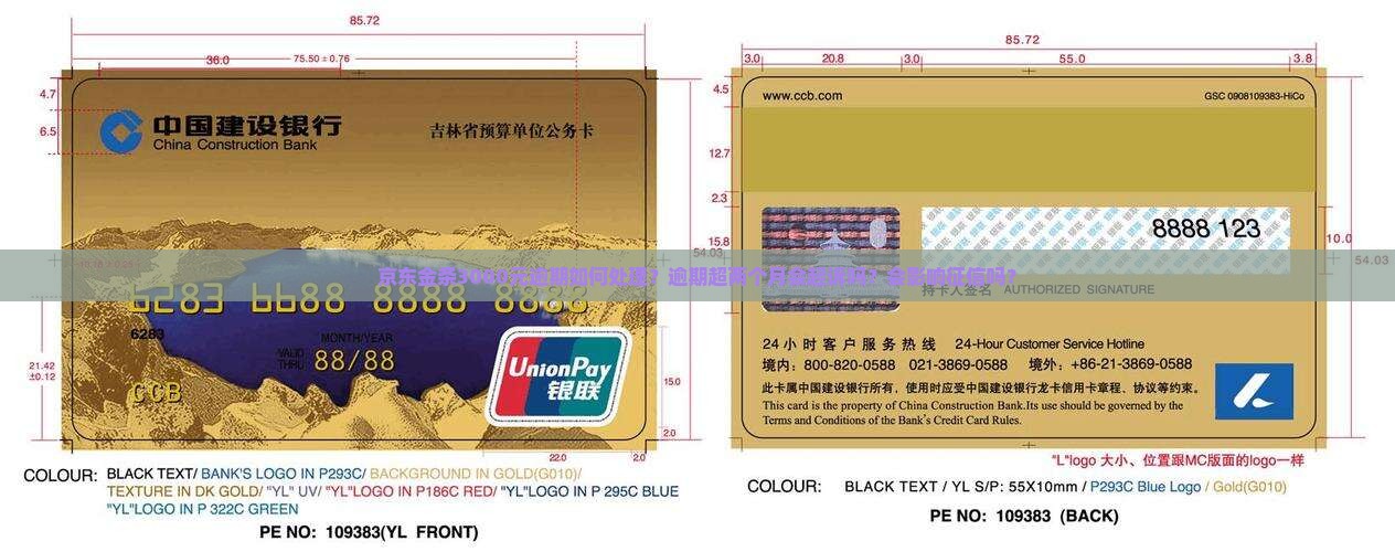 京东金条3000元逾期如何处理？逾期超两个月会起诉吗？会影响征信吗？