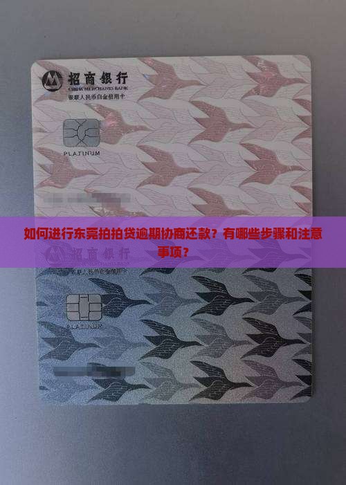 如何进行东莞拍拍贷逾期协商还款？有哪些步骤和注意事项？