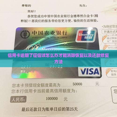 信用卡逾期了征信该怎么办才能消除恢复以及还款修复方法
