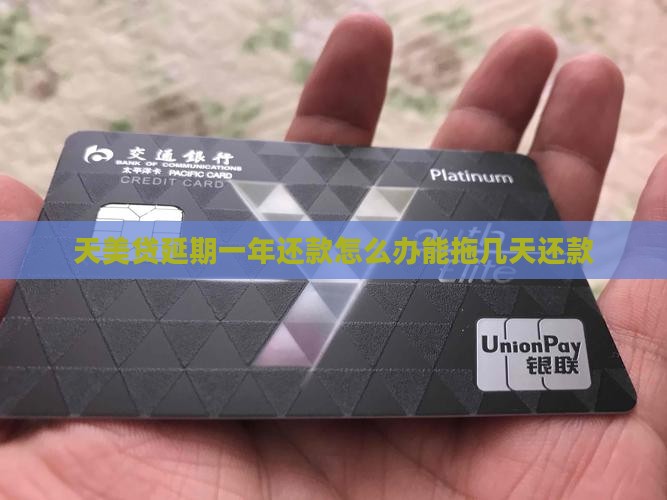 天美贷延期一年还款怎么办能拖几天还款