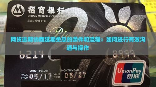网贷逾期协商延期免息的条件和流程：如何进行有效沟通与操作