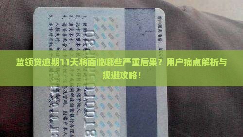蓝领贷逾期11天将面临哪些严重后果？用户痛点解析与规避攻略！