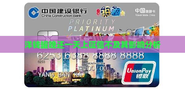 洋钱罐晚还一天上征信不及其影响分析
