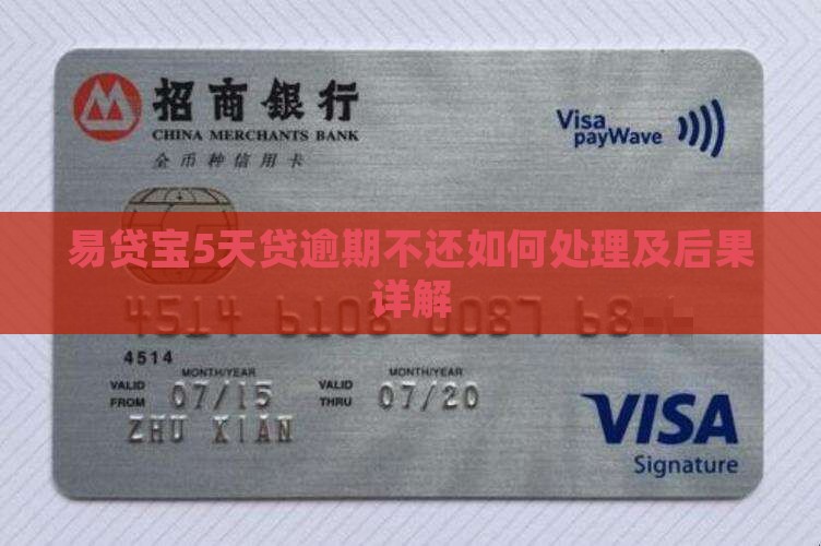 易贷宝5天贷逾期不还如何处理及后果详解