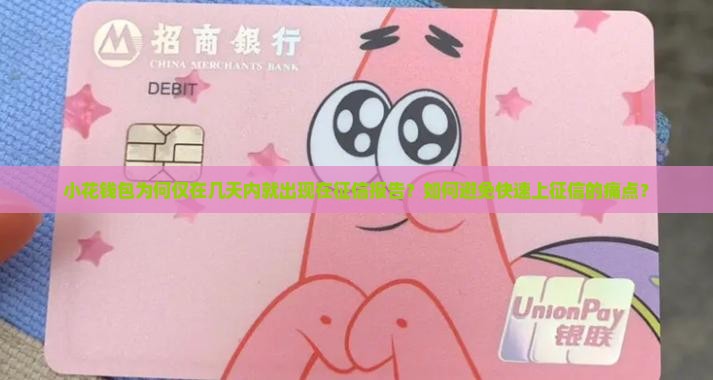 小花钱包为何仅在几天内就出现在征信报告？如何避免快速上征信的痛点？