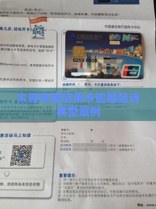 太原审理信用卡逾期起诉典型案例