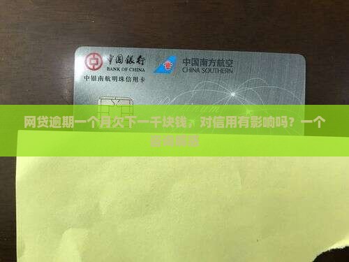 网贷逾期一个月欠下一千块钱，对信用有影响吗？一个咨询解惑