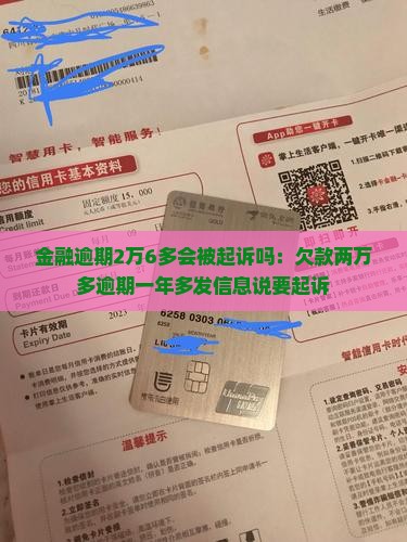 金融逾期2万6多会被起诉吗：欠款两万多逾期一年多发信息说要起诉