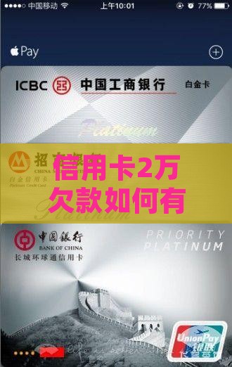 信用卡2万欠款如何有效解决