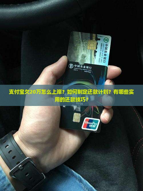 支付宝欠20万怎么上岸？如何制定还款计划？有哪些实用的还款技巧？